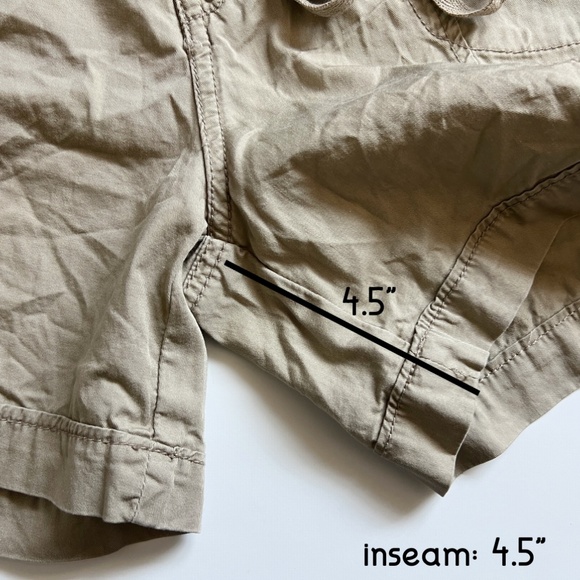 Supplies By Union Bay Khaki Cargo Shorts Size 8 - Picture 5 of 13